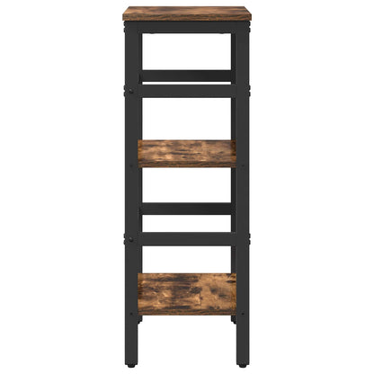 vidaXL Bibliothèque Chêne fumé 40 x 29,5 x 81 cm Bois d'ingénierie