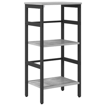 vidaXL Bücherregal Graues Sonoma 40 x 29,5 x 81 cm Holzwerkstoff