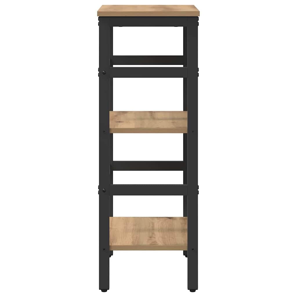 vidaXL Bibliothèque Chêne artisan 40 x 29,5 x 81 cm Bois d'ingénierie
