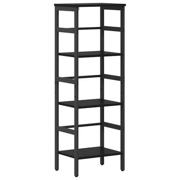 vidaXL Bibliothèque Noir aspect chêne 40 x 29,5 x 115 cm