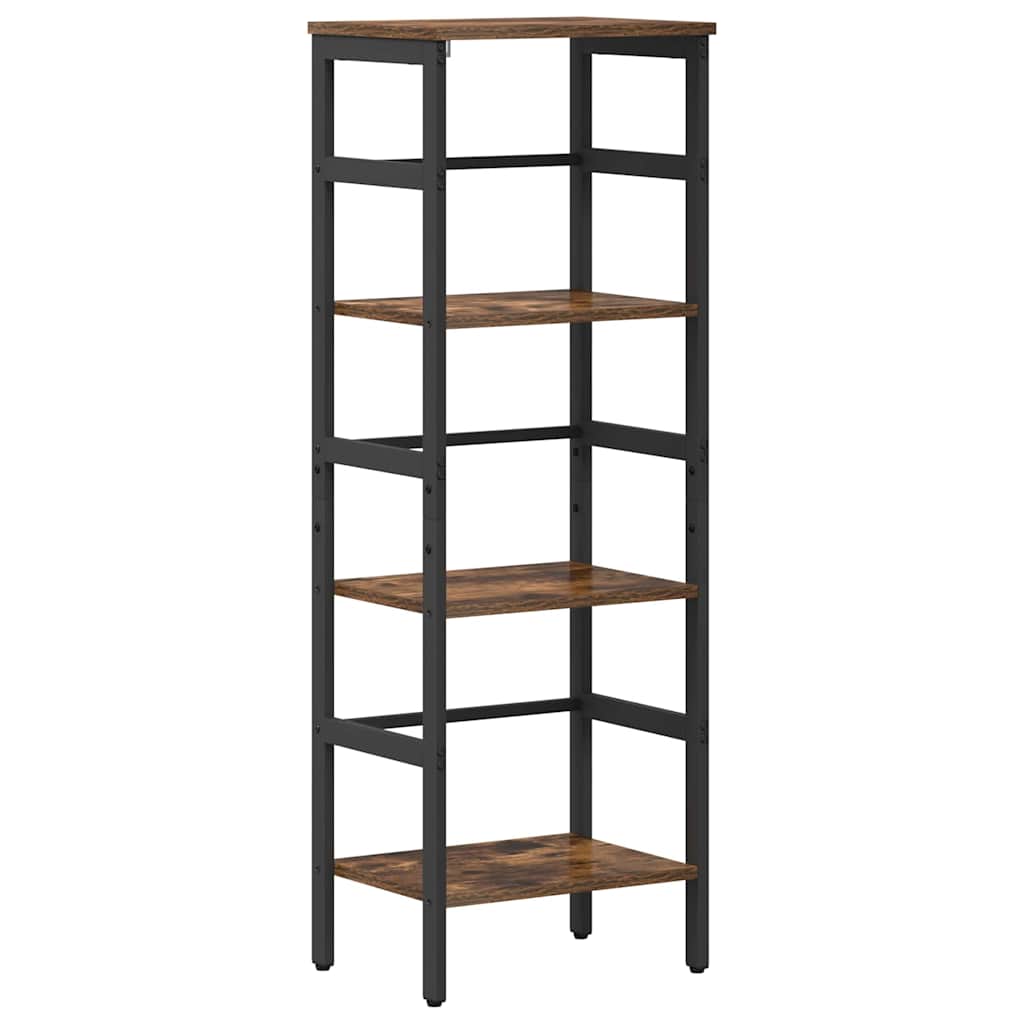 vidaXL Bibliothèque chêne fumé 40 x 29,5 x 115 cm bois d'ingénierie