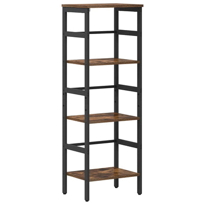 vidaXL Bibliothèque chêne fumé 40 x 29,5 x 115 cm bois d'ingénierie