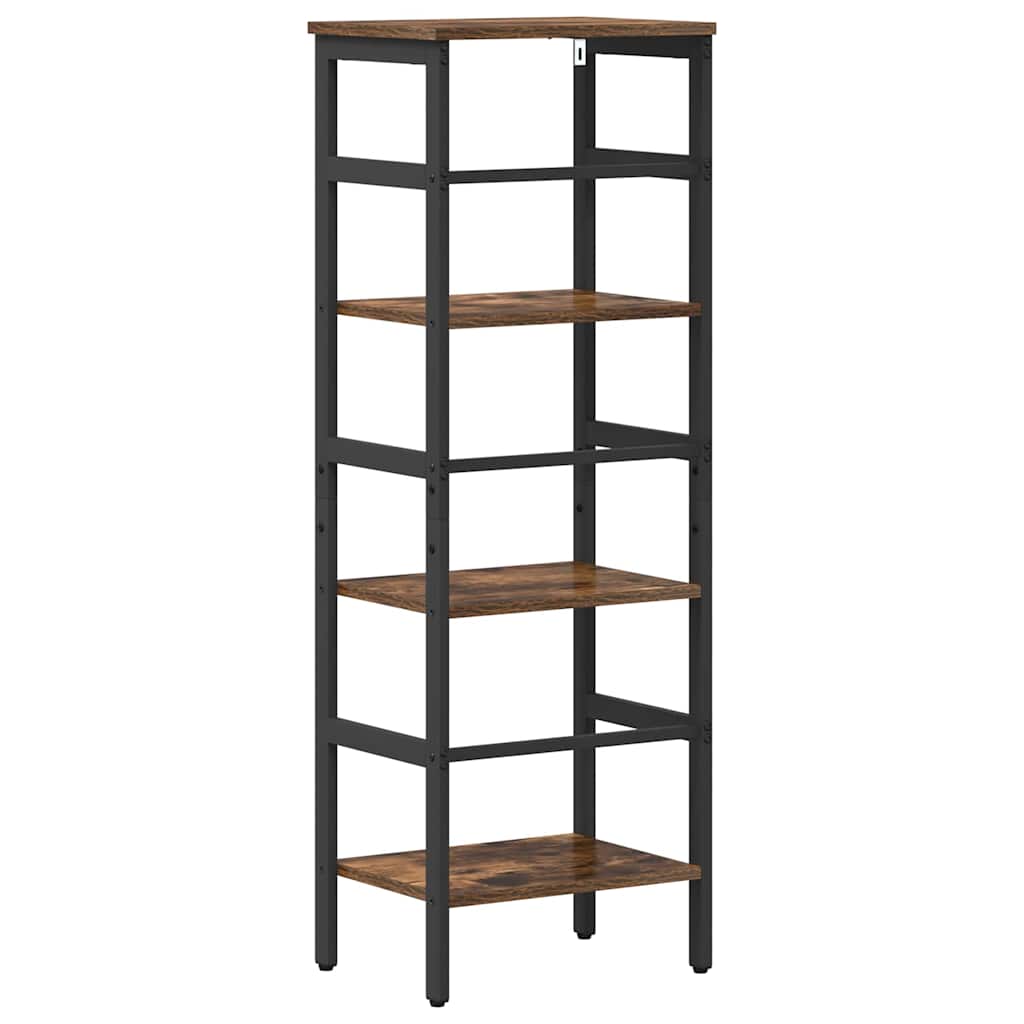 vidaXL Bibliothèque chêne fumé 40 x 29,5 x 115 cm bois d'ingénierie