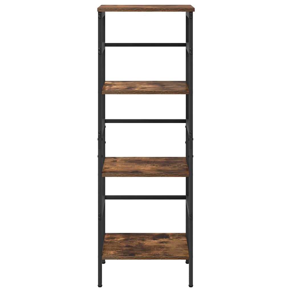 vidaXL Bibliothèque chêne fumé 40 x 29,5 x 115 cm bois d'ingénierie