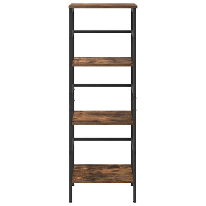 vidaXL Bibliothèque chêne fumé 40 x 29,5 x 115 cm bois d'ingénierie