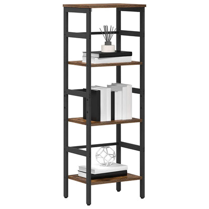 vidaXL Bibliothèque chêne fumé 40 x 29,5 x 115 cm bois d'ingénierie