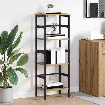vidaXL Bücherregal Artisan-Eiche 40 x 29,5 x 115 cm Holzwerkstoff