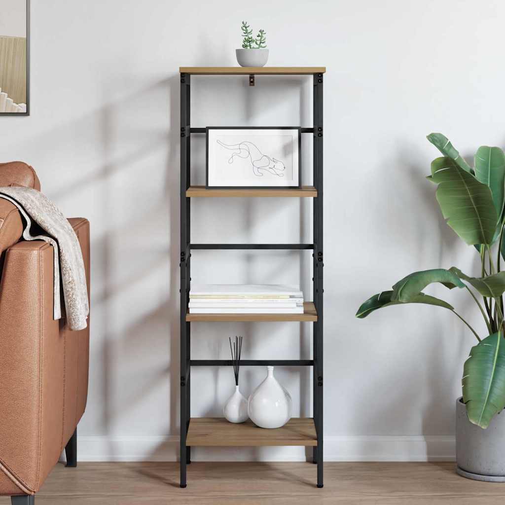 vidaXL Bücherregal Artisan-Eiche 40 x 29,5 x 115 cm Holzwerkstoff