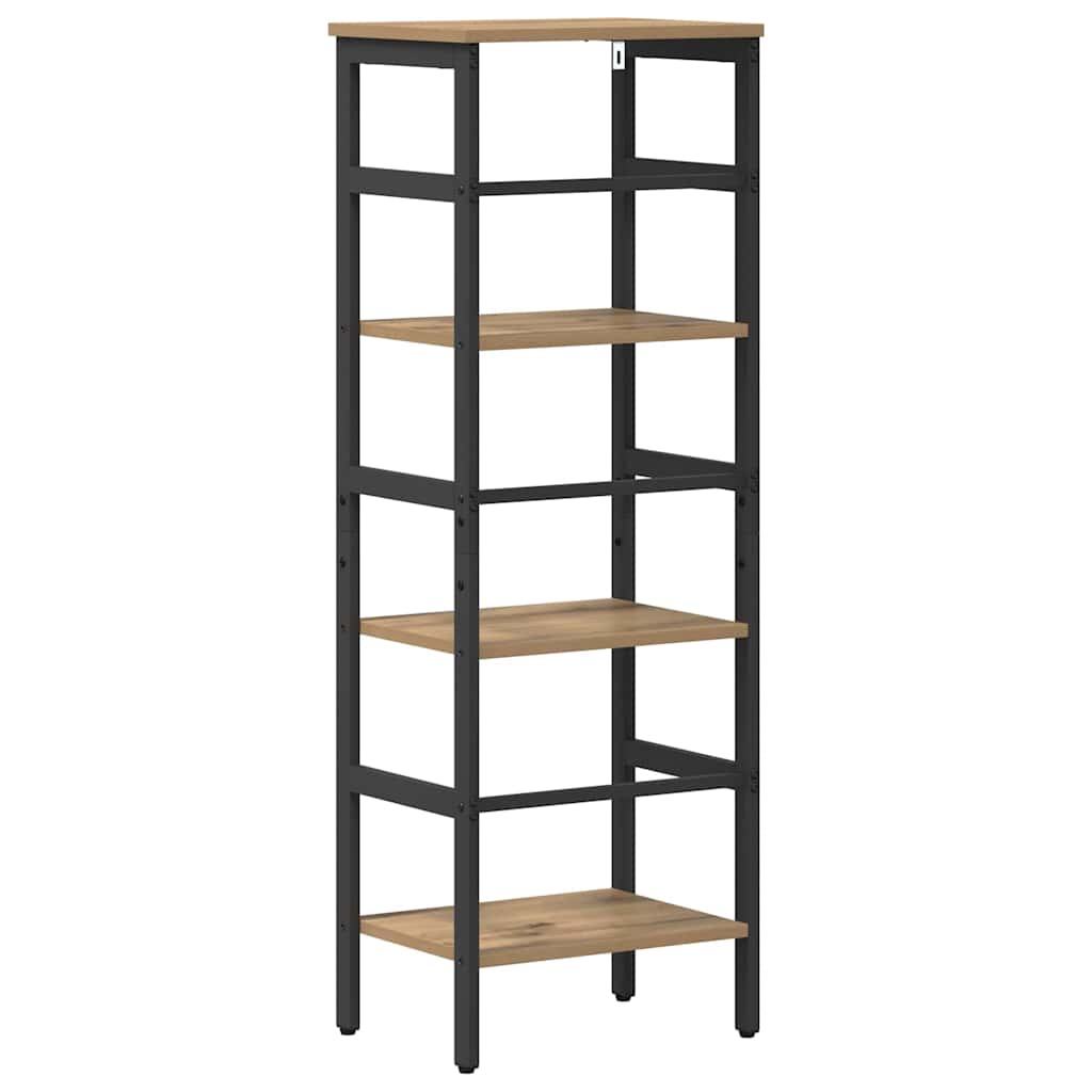 vidaXL Bücherregal Artisan-Eiche 40 x 29,5 x 115 cm Holzwerkstoff