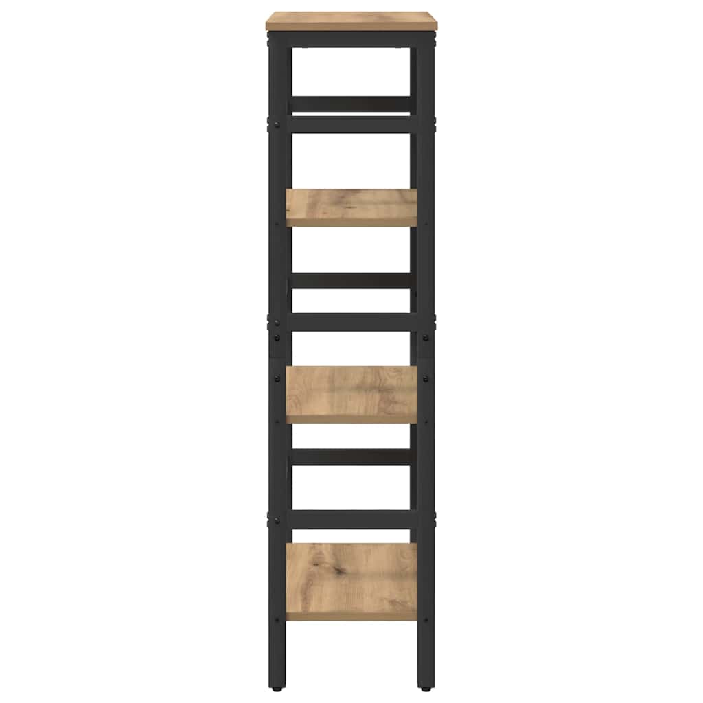 vidaXL Bücherregal Artisan-Eiche 40 x 29,5 x 115 cm Holzwerkstoff