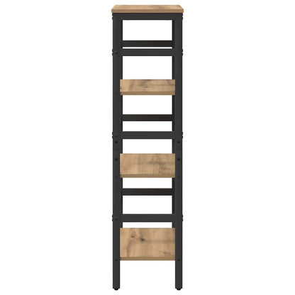 vidaXL Bücherregal Artisan-Eiche 40 x 29,5 x 115 cm Holzwerkstoff