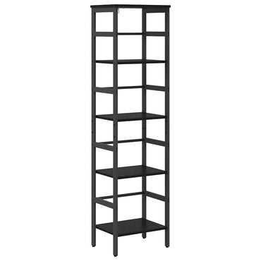 vidaXL Bücherregal Schwarz Eichen-Optik 40 x 29,5 x 149 cm