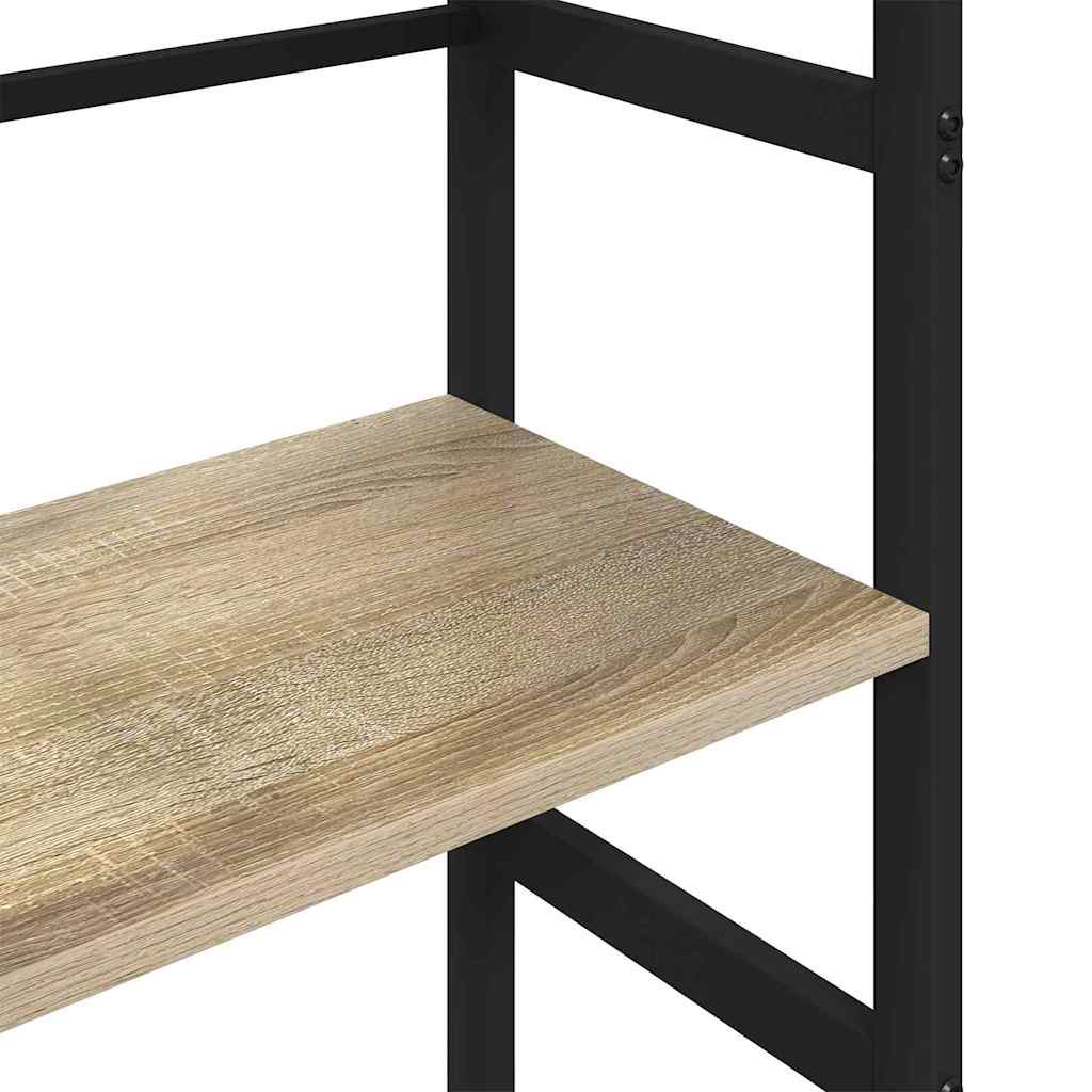 vidaXL Bücherregal Sonoma-Eiche 40 x 29,5 x 149 cm Holzwerkstoff