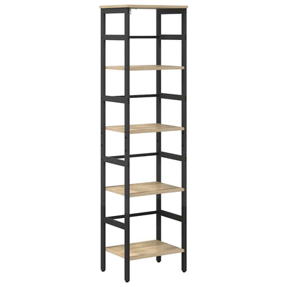 vidaXL Bücherregal Sonoma-Eiche 40 x 29,5 x 149 cm Holzwerkstoff