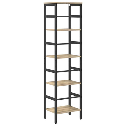 vidaXL Bücherregal Sonoma-Eiche 40 x 29,5 x 149 cm Holzwerkstoff