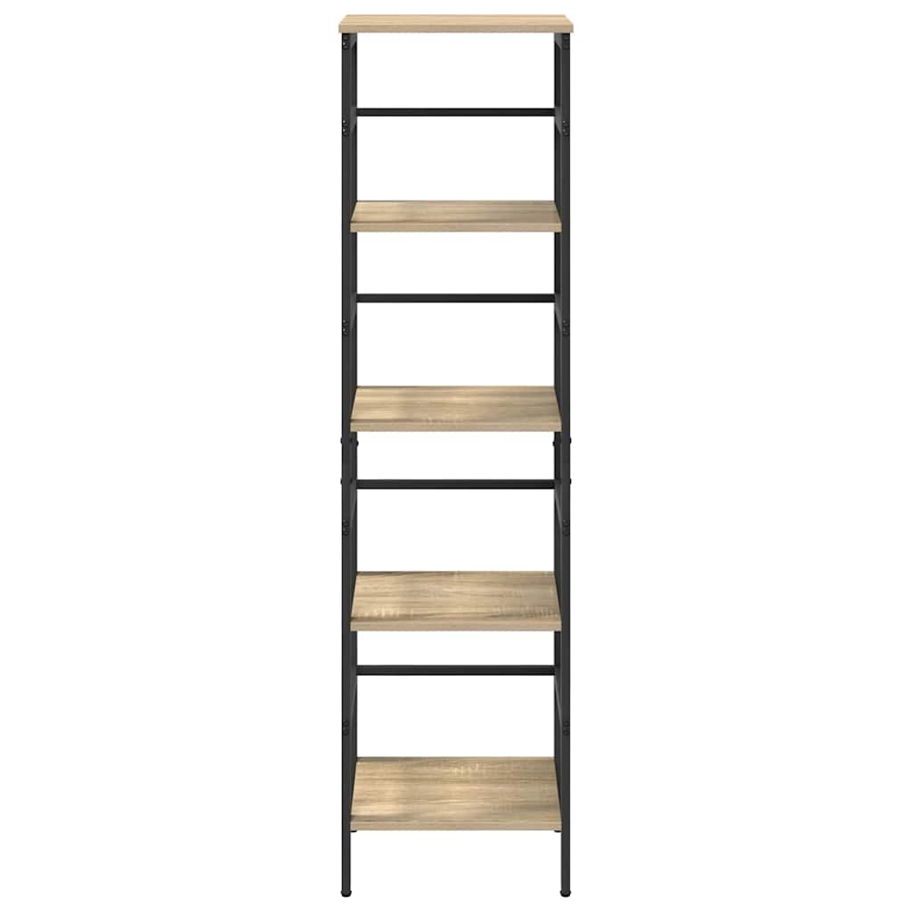 vidaXL Bücherregal Sonoma-Eiche 40 x 29,5 x 149 cm Holzwerkstoff