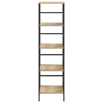 vidaXL Bücherregal Sonoma-Eiche 40 x 29,5 x 149 cm Holzwerkstoff