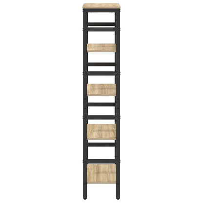 vidaXL Bücherregal Sonoma-Eiche 40 x 29,5 x 149 cm Holzwerkstoff