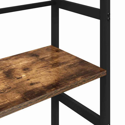 Bücherregal Geräucherte Eiche 40 x 29,5 x 149 cm Holzwerkstoff