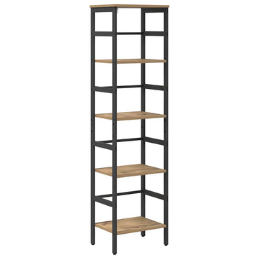 vidaXL Bücherregal Artisan-Eiche 40 x 29,5 x 149 cm Holzwerkstoff