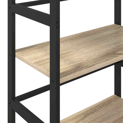 vidaXL Bücherregal Sonoma-Eiche 60 x 29,5 x 81 cm Holzwerkstoff