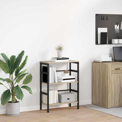 vidaXL Bücherregal Sonoma-Eiche 60 x 29,5 x 81 cm Holzwerkstoff
