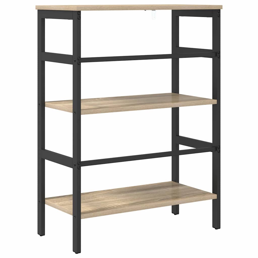 vidaXL Bücherregal Sonoma-Eiche 60 x 29,5 x 81 cm Holzwerkstoff