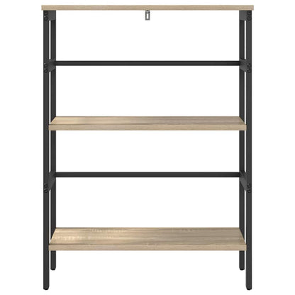 vidaXL Bücherregal Sonoma-Eiche 60 x 29,5 x 81 cm Holzwerkstoff