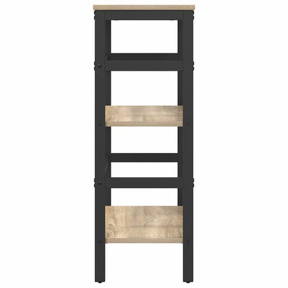 vidaXL Bücherregal Sonoma-Eiche 60 x 29,5 x 81 cm Holzwerkstoff