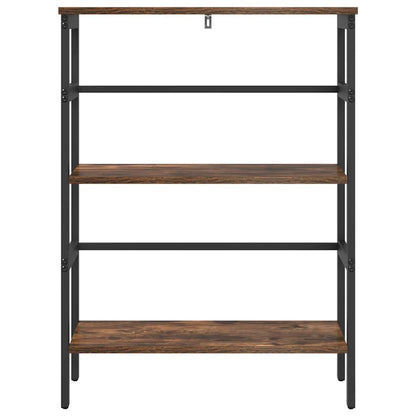 vidaXL Bücherregal Geräucherte Eiche 60 x 29,5 x 81 cm Holzwerkstoff