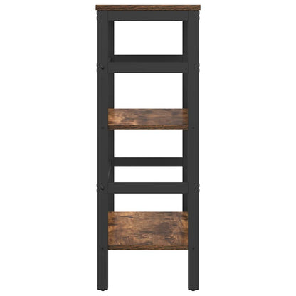 vidaXL Bücherregal Geräucherte Eiche 60 x 29,5 x 81 cm Holzwerkstoff