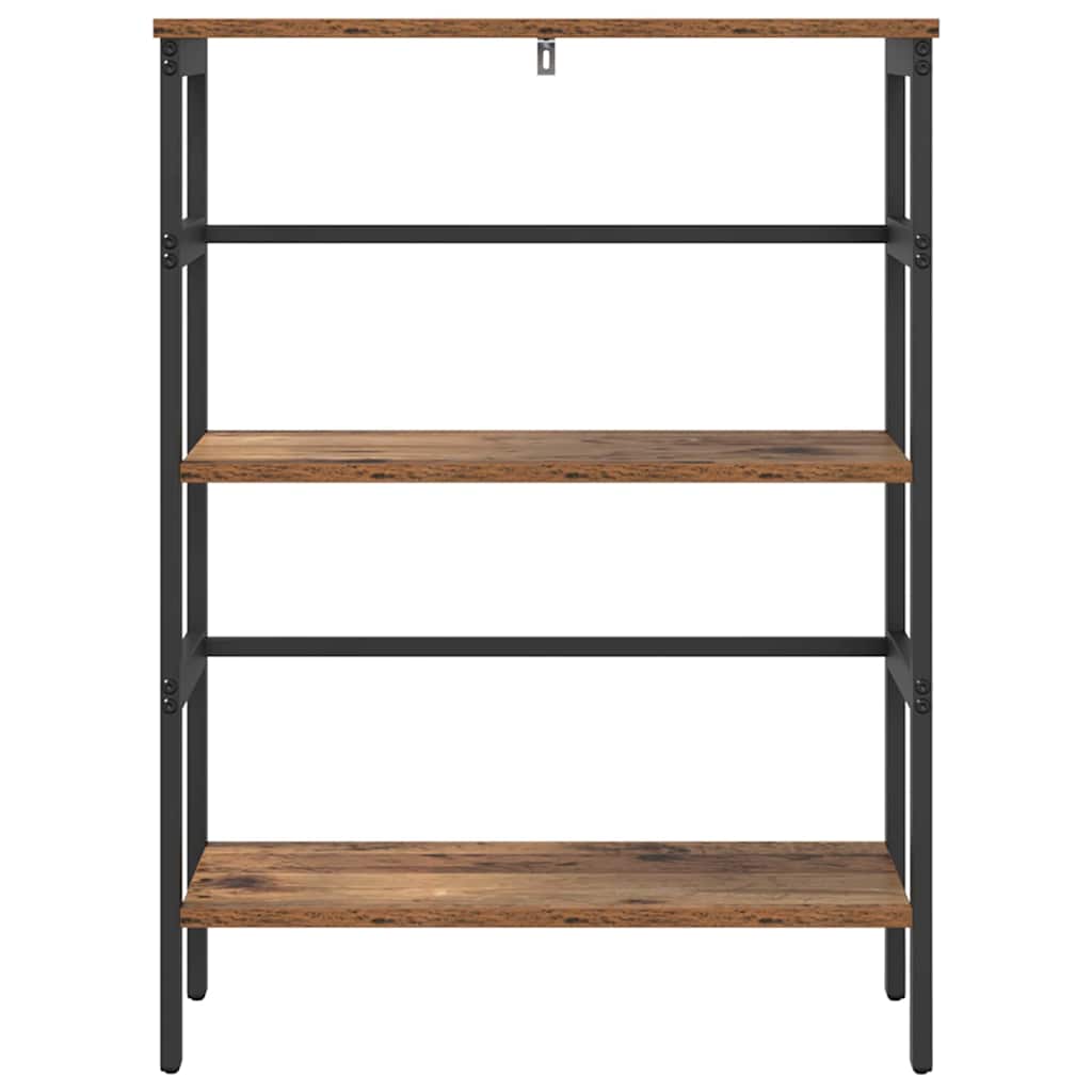 vidaXL Bücherregal Altholz 60 x 29,5 x 81 cm Holzwerkstoff
