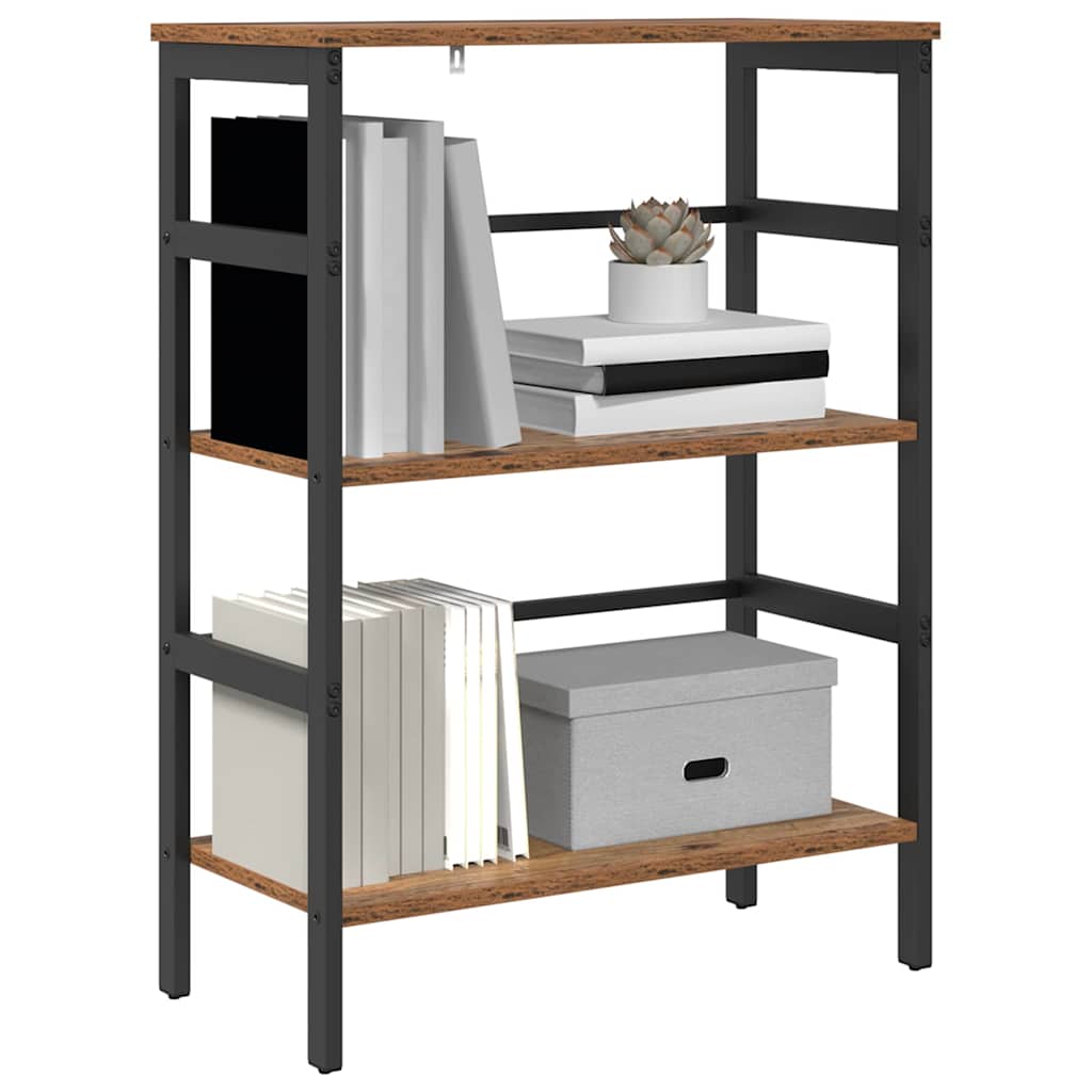vidaXL Bücherregal Altholz 60 x 29,5 x 81 cm Holzwerkstoff