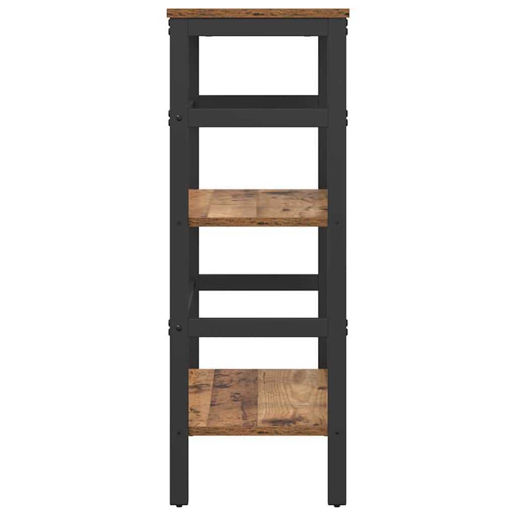 vidaXL Bücherregal Altholz 60 x 29,5 x 81 cm Holzwerkstoff
