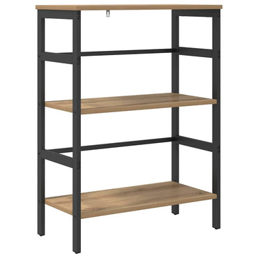 vidaXL Bücherregal Artisan-Eiche 60 x 29,5 x 81 cm Holzwerkstoff
