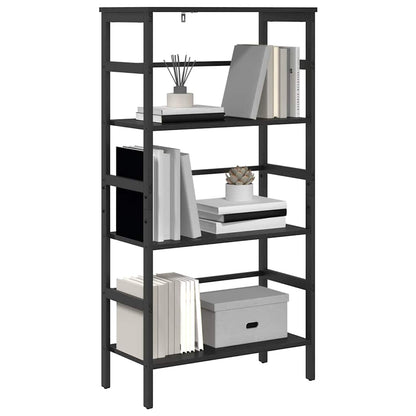 vidaXL Bücherregal Schwarz Eichen-Optik 60 x 29,5 x 115 cm