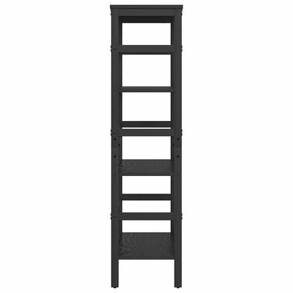 vidaXL Bücherregal Schwarz Eichen-Optik 60 x 29,5 x 115 cm