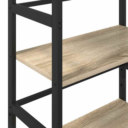 vidaXL Bücherregal Sonoma-Eiche 60 x 29,5 x 115 cm Holzwerkstoff