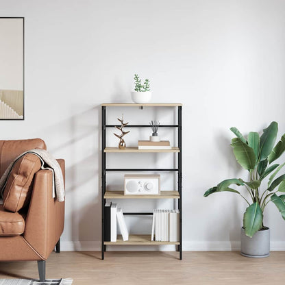 vidaXL Bücherregal Sonoma-Eiche 60 x 29,5 x 115 cm Holzwerkstoff