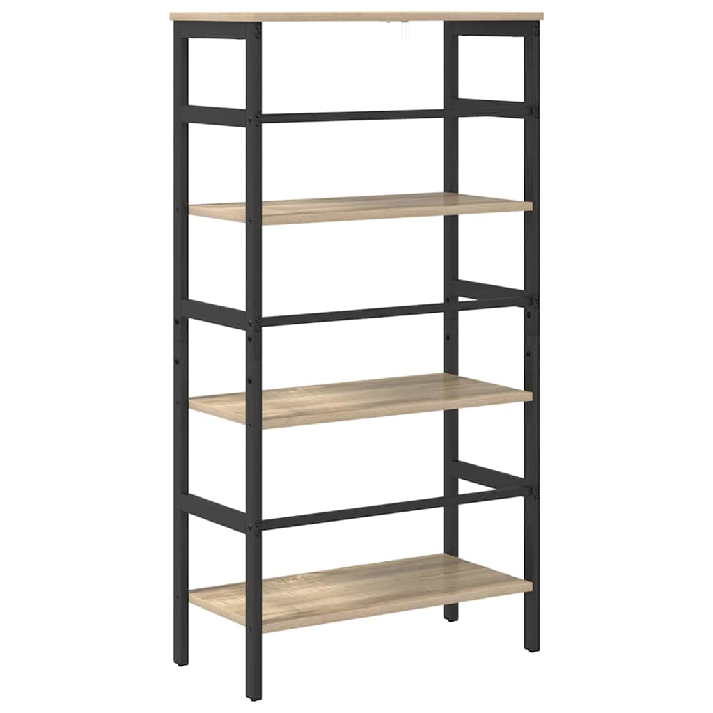 vidaXL Bücherregal Sonoma-Eiche 60 x 29,5 x 115 cm Holzwerkstoff