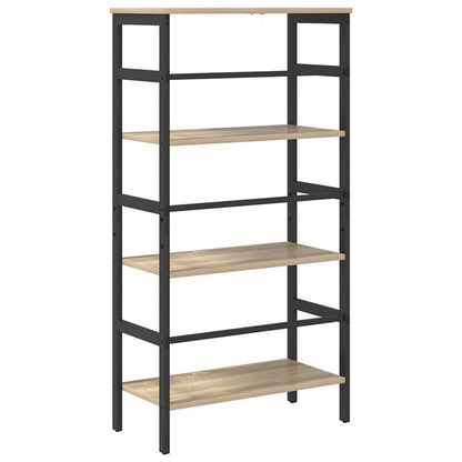 vidaXL Bücherregal Sonoma-Eiche 60 x 29,5 x 115 cm Holzwerkstoff