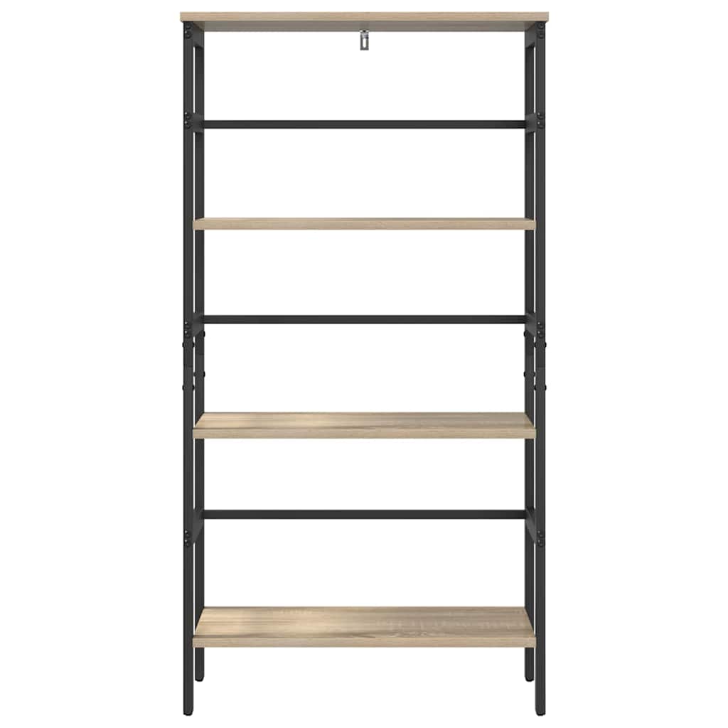 vidaXL Bücherregal Sonoma-Eiche 60 x 29,5 x 115 cm Holzwerkstoff