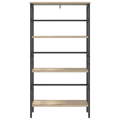 vidaXL Bücherregal Sonoma-Eiche 60 x 29,5 x 115 cm Holzwerkstoff