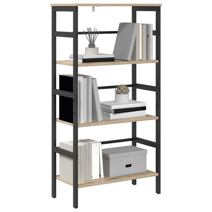 vidaXL Bücherregal Sonoma-Eiche 60 x 29,5 x 115 cm Holzwerkstoff