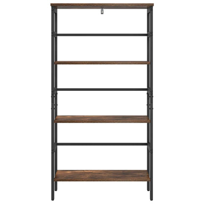 vidaXL Bücherregal Geräucherte Eiche 60 x 29,5 x 115 cm Holzwerkstoff