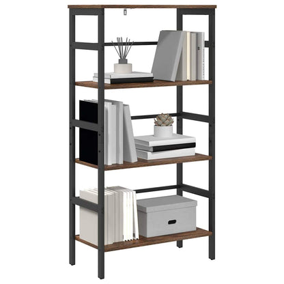 vidaXL Bücherregal Geräucherte Eiche 60 x 29,5 x 115 cm Holzwerkstoff