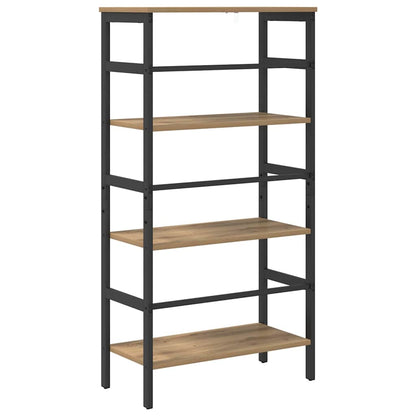 vidaXL Bücherregal Artisan-Eiche 60 x 29,5 x 115 cm Holzwerkstoff