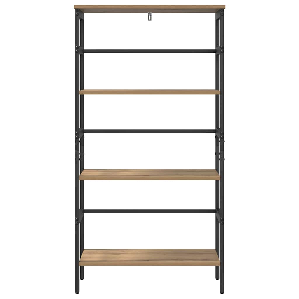 vidaXL Bücherregal Artisan-Eiche 60 x 29,5 x 115 cm Holzwerkstoff