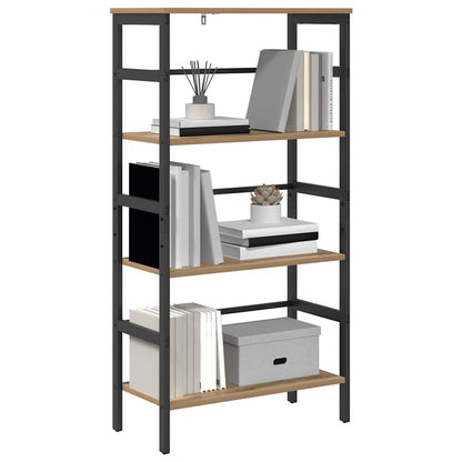vidaXL Bücherregal Artisan-Eiche 60 x 29,5 x 115 cm Holzwerkstoff