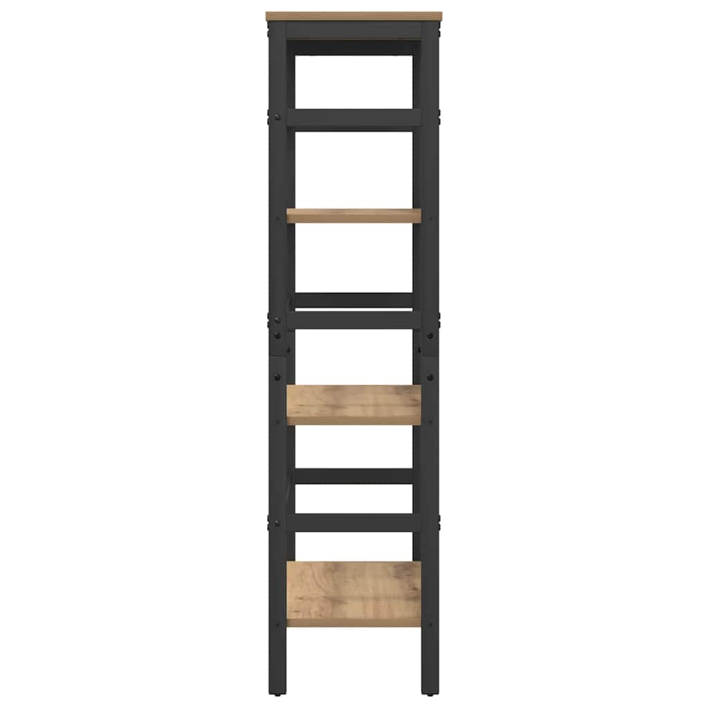 vidaXL Bücherregal Artisan-Eiche 60 x 29,5 x 115 cm Holzwerkstoff